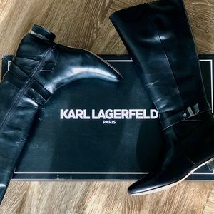 KARL LAGERFELD PARIS riding boots! SOLD OUT online
